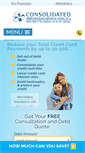 Mobile Screenshot of consolidatedcredit.ca