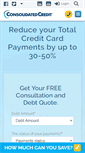 Mobile Screenshot of consolidatedcredit.org