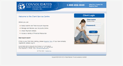 Desktop Screenshot of members.consolidatedcredit.ca